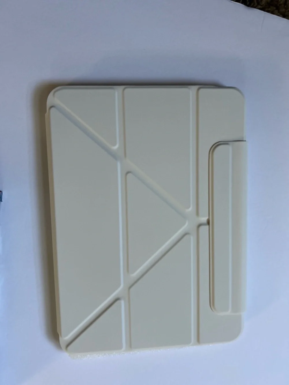 White Tablet Folding Stand Smart Cover